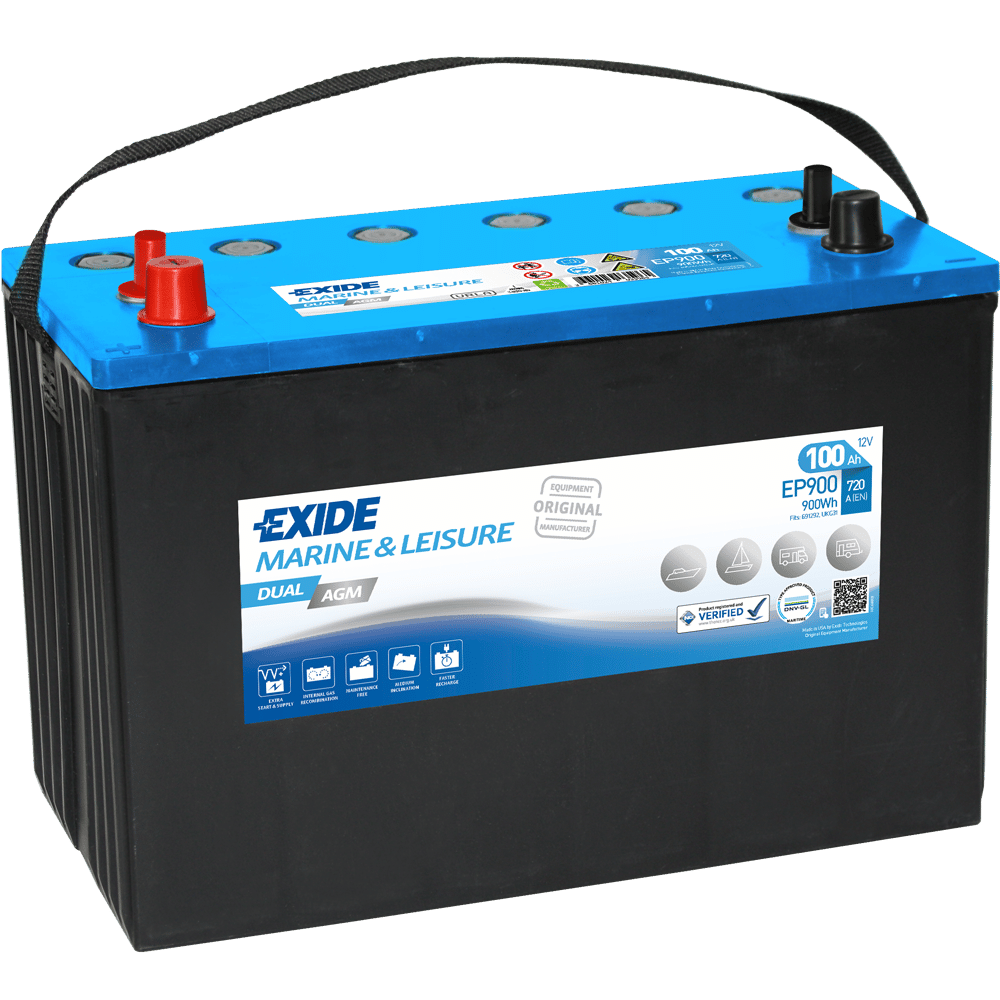 Exide AGM 100Ah (EP900) - Portable Power Technology