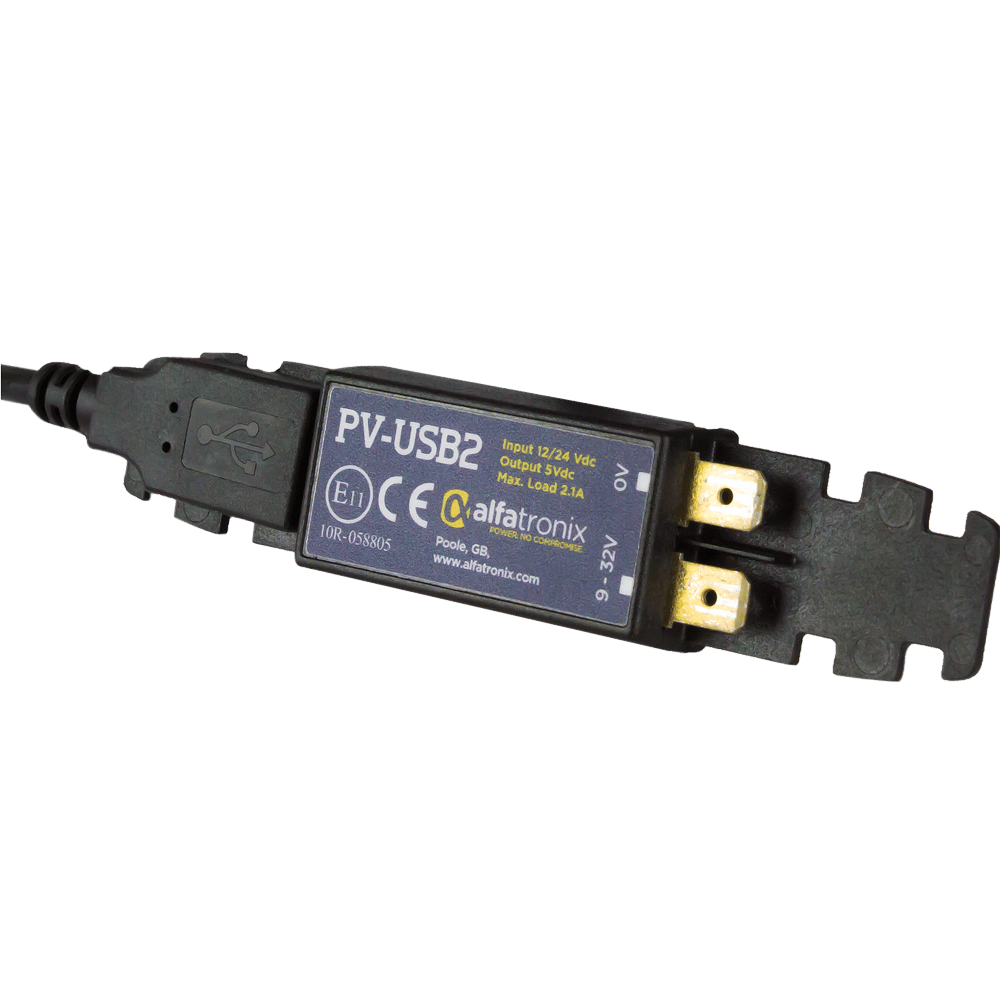 PVPRO-DFF  Alfatronix Prise USB encastrable, Car, 2x USB-A, 3A